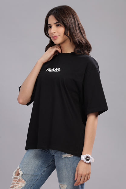 Immortal Essence | Premium Black Oversized Unisex Tshirt