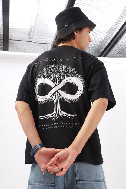 Immortal Essence | Premium Black Oversized Unisex Tshirt